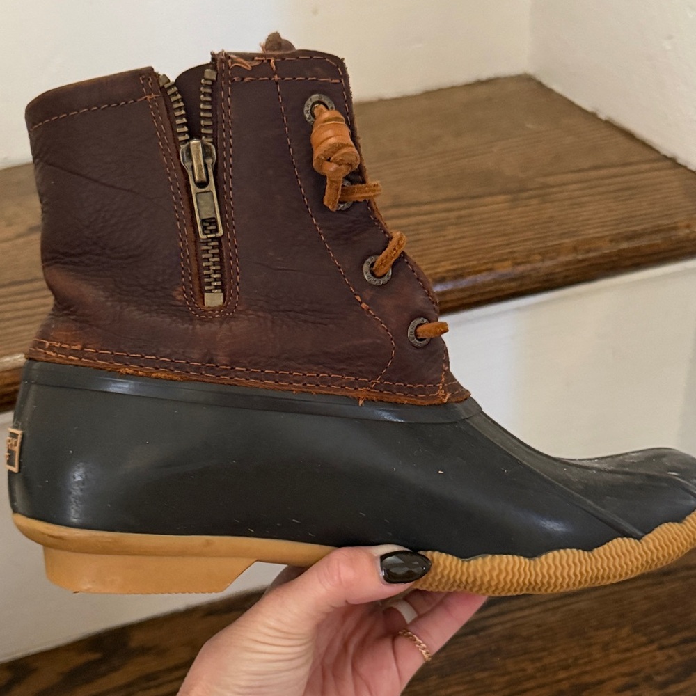 Sperry Brown Leather Boots